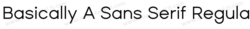 Basically A Sans Serif Regular字体转换